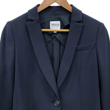 中古◆アルマーニコレッツェオーニ テーラードジャケット シングル 1B レディース サイズ40 ARMANI COLLEZIONI 【AFB15】