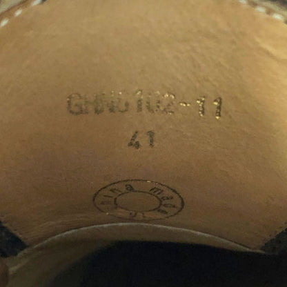フォーティセカンド ロイヤルハイランド GHNS102-11 ダブルモンク カーフ ダークブラウン サイズ41 メンズ 革靴 42ND ROYAL HIGHLAND 約25.5cm【AFC6】