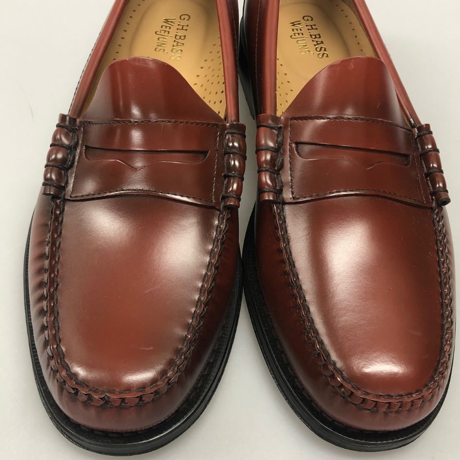 ジーエイチバス ローファー ウィージャンズ ラーソン サイズ9 メンズ ブラウン系 G.H.Bass&Co. WEEJUNS LARSON ローファー 約27.0cm【LA】【中古】