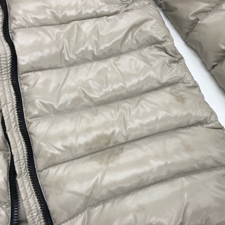 中古■モンクレール ダウンジャケット モカ レディース サイズ0 ホワイト MONCLER MOKA GIUBBOTTO 【AFA13】