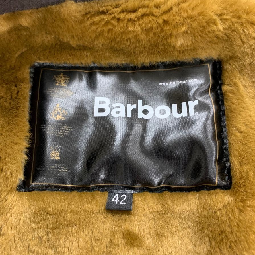 美品◆バブアー オイルドジャケット ビューフォートSL ライナー付き ブラウン メンズ サイズ42 Barbour SL BEAUFORT 【AFF22】