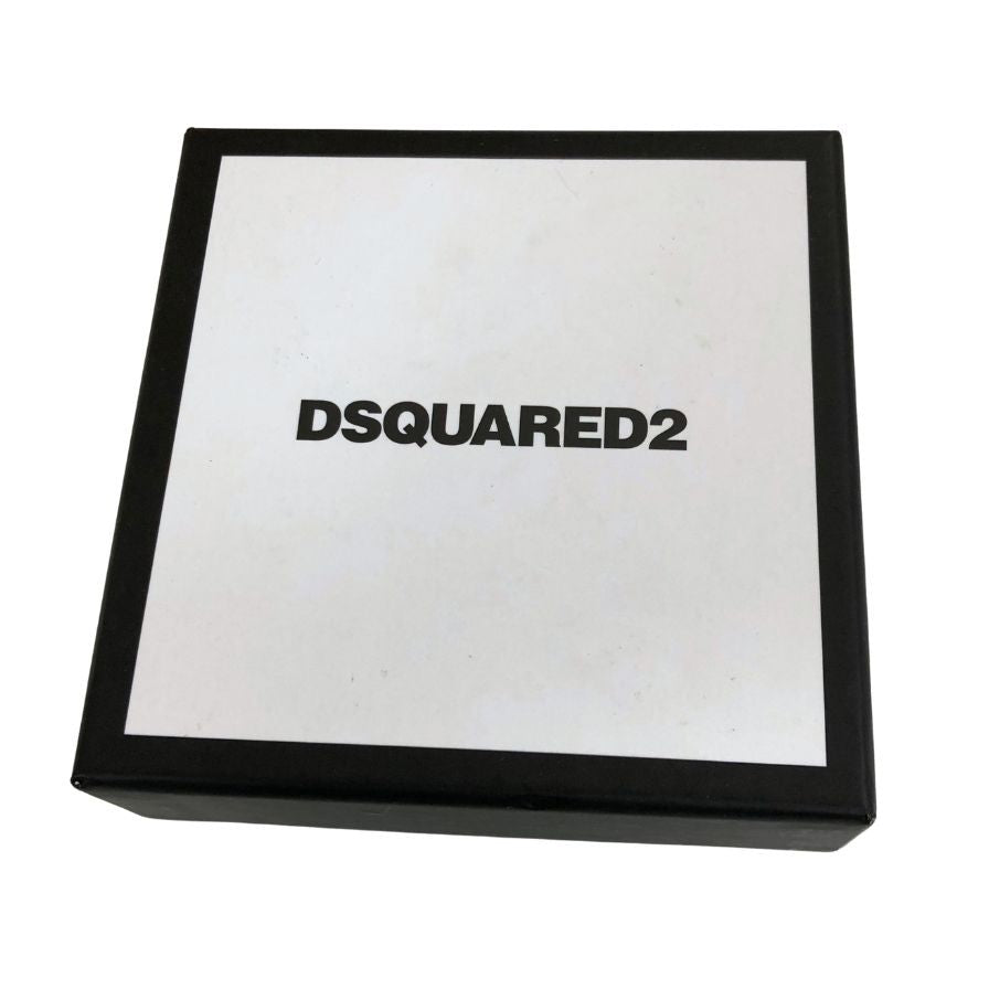 ディースクエアード バングル 3連 ラインストーン シルバー DSQUARED2