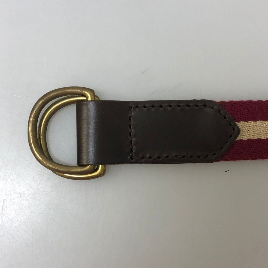 グレンロイヤル リボンベルト ダブルリング ストライプ柄 メンズ サイズフリー GLENROYAL【AFI12】