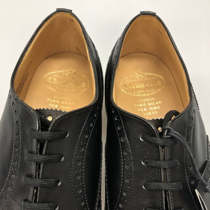 Church's チャーチ　ブラックレザーシューズ　お値下げ チャーチ レザーシューズ チェットウィンド サイズ8 メンズ