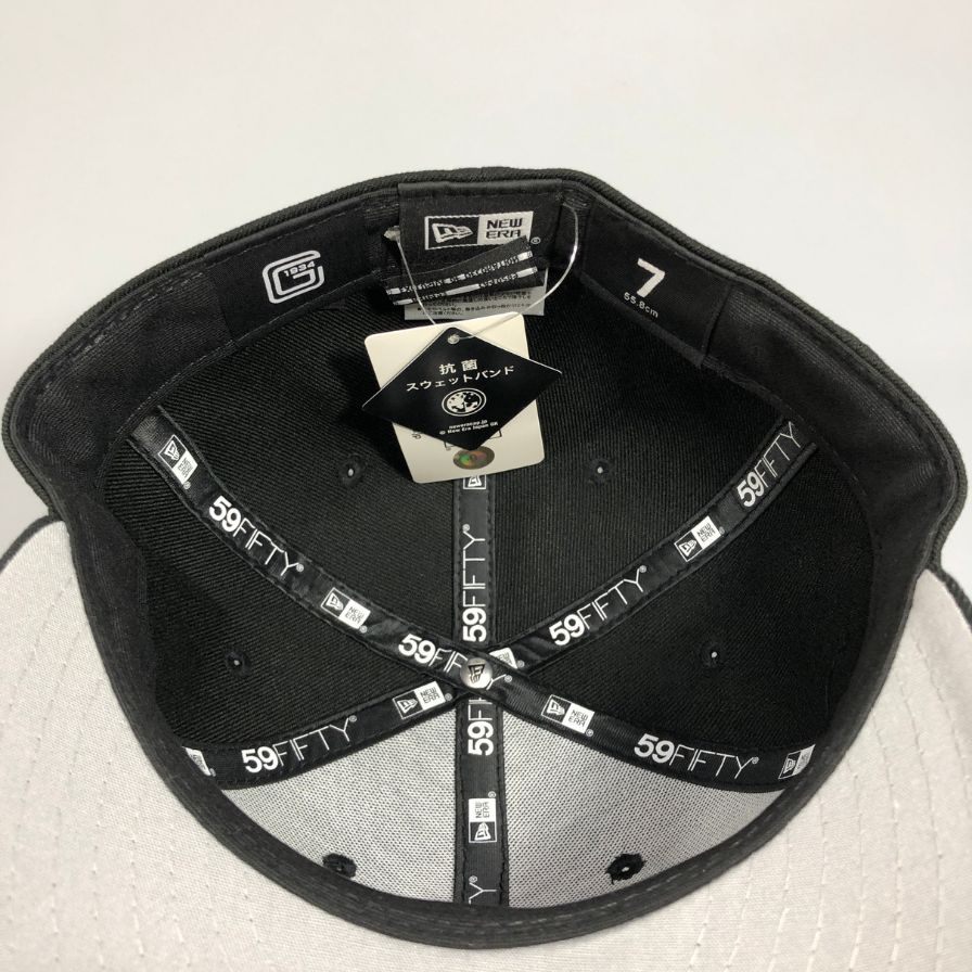 ニューエラ 59FIFTY ベースボールキャップ 読売ジャイアンツ TGロゴ サイズ7  55.8cm ブラック NEW ERA【AFB49】