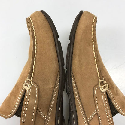 ロックポート アディダス スリッポン ドライビングシューズ スエード メンズ ブラウン系 サイズ24.5cm ROCKPORT adiPRENE by adidas 約24.5cm【AFC3】