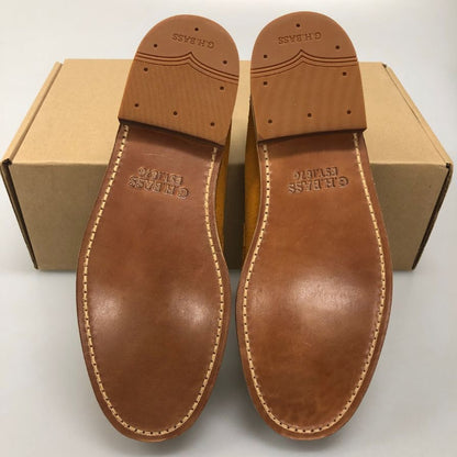 ジーエイチバス レザーシューズ タッセルローファー ブラウン メンズ サイズ US9 G.H.Bass&Co. ローファー 約27.0cm【LA】【中古】