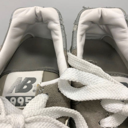 ニューバランス スニーカー M995GR USA製 スウェード メッシュ メンズ サイズ25.5cm グレー  new balance 約25.5cm【AFD15】