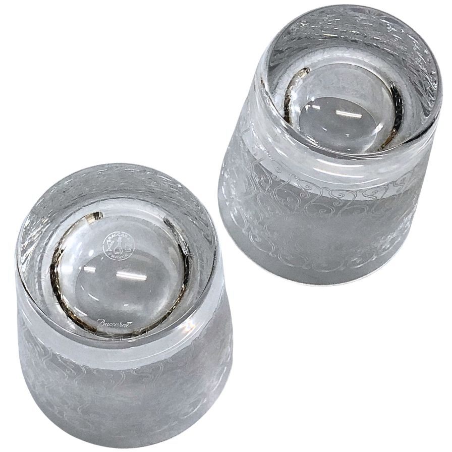 バカラ ローハン ロックグラス 2脚セット Baccarat Rohan【AFI28】【中古】