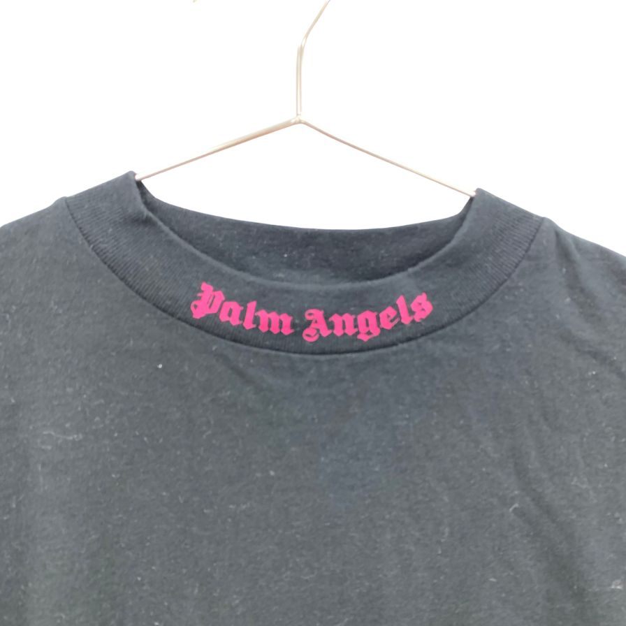 美品◆パームエンジェルス Tシャツ バックロゴ ブラック系 メンズ サイズXS Palm Angels 【AFB13】