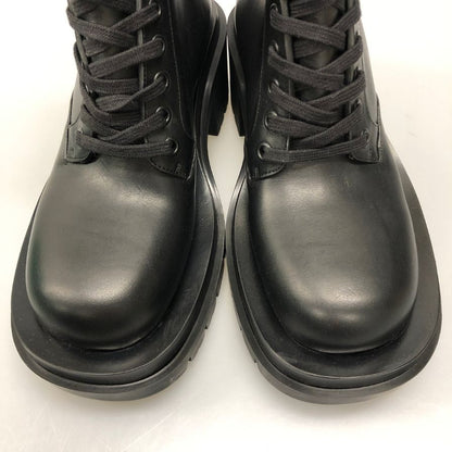 ボッテガヴェネタ ブーツ LUG ANKLE ブラック サイズ34 レディース BOTTEGA VENETA 約21.5cm【AFD8】
