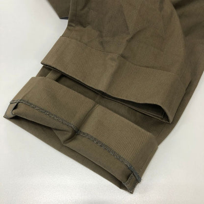 ビスポーク オーダー コットン タックパンツ ベージュ日本製 ノーブランド メンズ サイズ表記なし 【AFB51】