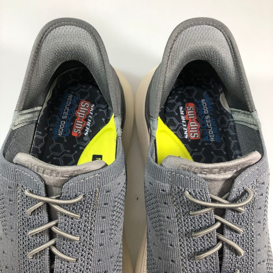 スケッチャーズ ハンズフリー スウィフトフィット グレー メンズ サイズ28  SKECHERS 約28.0cm【AFD7】