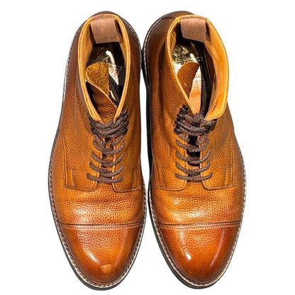 クロケット&ジョーンズ コニストン2 カントリーブーツ グレインレザー ブラウン サイズUK6.5E CROCKETT&JONES ブーツ 約25.0cm【LA】【中古】