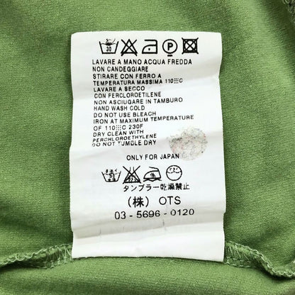 美品◆マックスマーラ 半袖トップス トップス Tシャツ 襟元ステッチ レディース サイズM グリーン MaxMara 【AFB5】