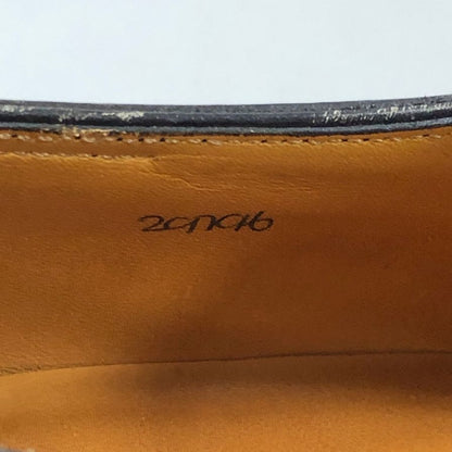 ジョンロブ プレーントゥ CHELMER チェルマー チゼルトゥ カーフ ブラック サイズUK7E JOHNLOBB ビジネスシューズ 約25.5cm【LA】【中古】
