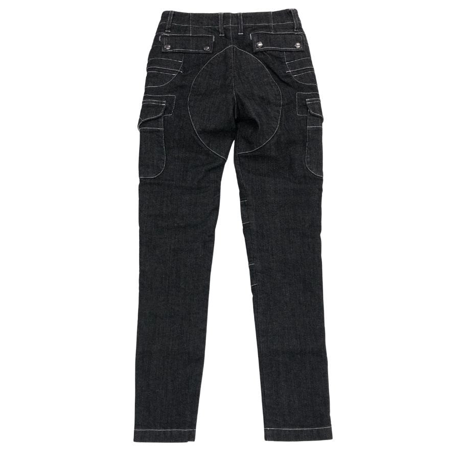 マックスフリッツ ライディングパンツ バイク バイカー CRカーゴ パンツ MFP2453 インディゴ レディース サイズ38 MaxFritz 【AFB16】