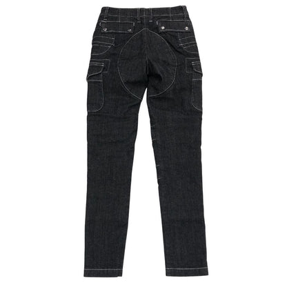 マックスフリッツ ライディングパンツ バイク バイカー CRカーゴ パンツ MFP2453 インディゴ レディース サイズ38 MaxFritz 【AFB16】