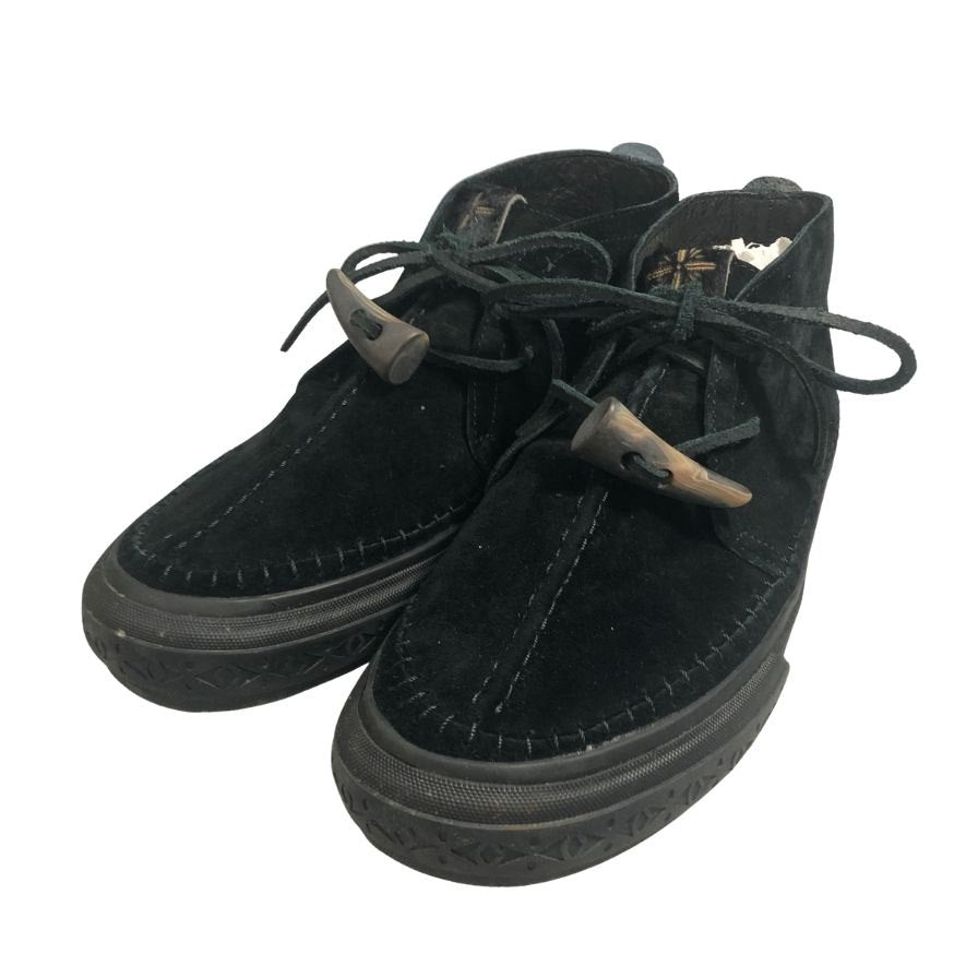 バンズ ボルト タカハヤシ ノマド スエード×ハラコ コンビ チャッカ メンズ サイズUS8.5 ブラック vans vault taka hayashi nomad 約26.5cm【AFD14】