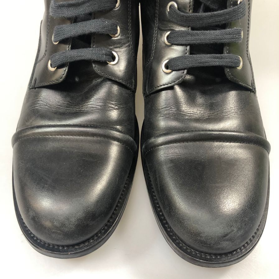ヒューゴボス レースアップ ブーツ メンズ サイズ9 ブラック HUGO BOSS 約27.0cm【AFC9】