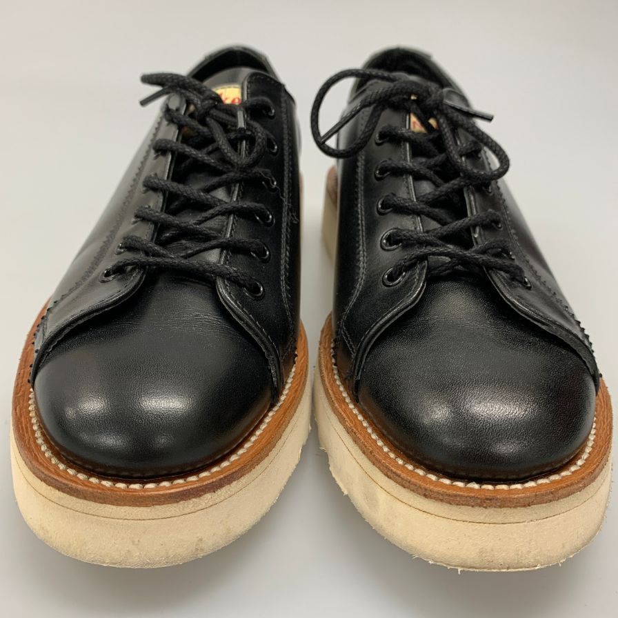 トリッカーズ レースアップシューズ モンキーシューズ L6474 ローカット ブラック メンズ サイズ6 Tricker’s ビジネスシューズ 約24.0cm【LA】【中古】