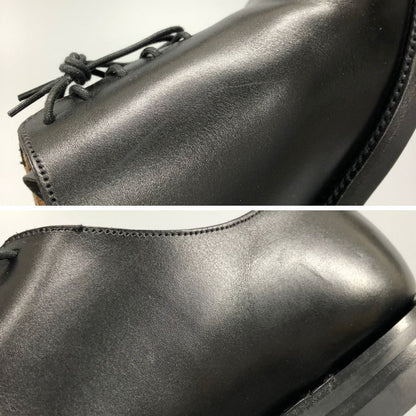 クロケット&ジョーンズ レザーシューズ ALEX プレーントゥ サイズ8 メンズ ブラック CROCKETT&JONES ビジネスシューズ 約26.5cm【LA】【中古】