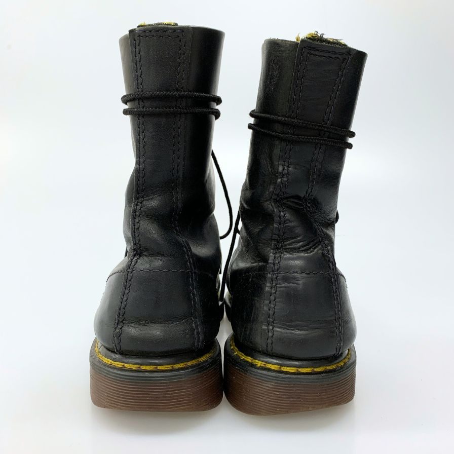 ドクターマーチン 10ホール ブーツ スチールトゥ サイズ9 メンズ Dr.Martens 約28.0cm【AFC41】