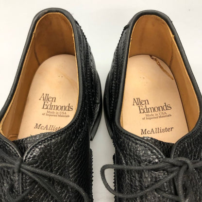 アレン エドモンズ レザーシューズ McAllister ウイングチップ シボレザー サイズ11 ブラック Allen Edmonds ビジネスシューズ 約29.0cm【LA】【中古】