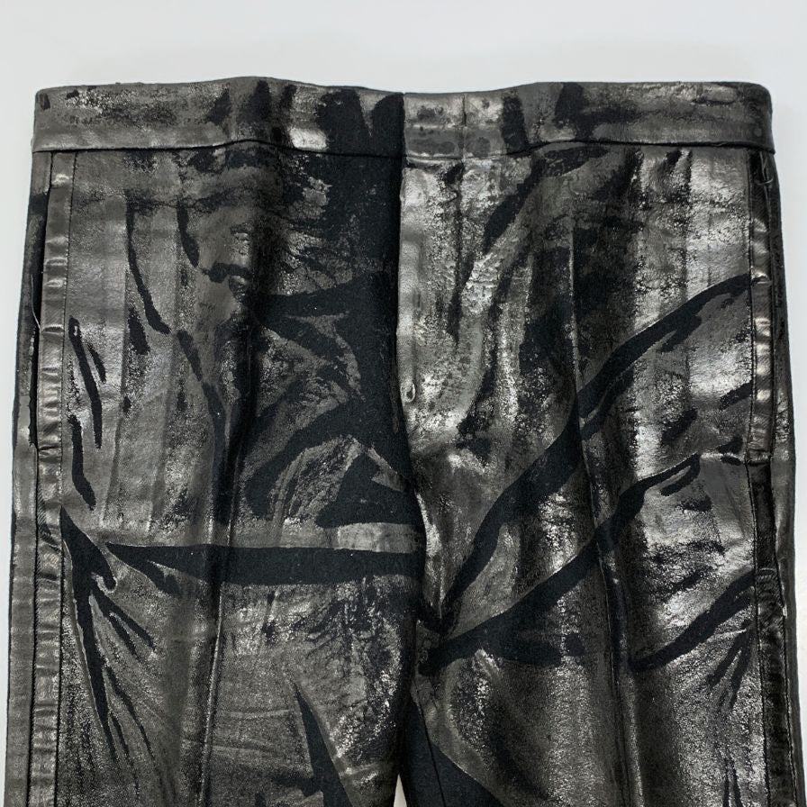 ディオール オム スラックス ラスター期 コーティング ウール メンズ サイズ46 DIOR HOMME 【AFB41】