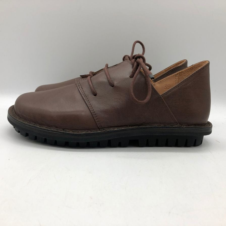 トリッペン ハーフェル レザーシューズ ブラウン サイズ39 メンズ TRIPPEN 約25.0cm【AFD9-2】