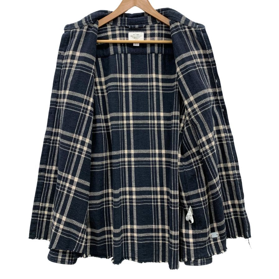 中古◆クライミー  チェック ネルシャツ メンズ サイズXL ネイビー THE CRIMIE 【AFB15】