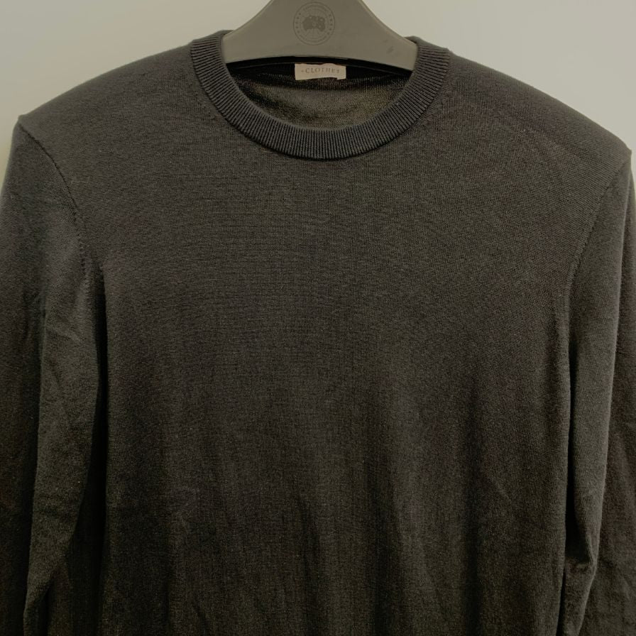 美品◆クロスクローゼット コットン  シャツ  メンズ サイズ 1 ブラック  CLOTHET 【AFB9】