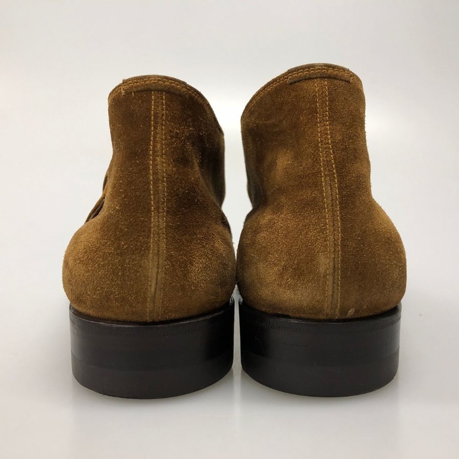 ストールマンテラッシ スエード チャッカブーツ Uチップ メンズ サイズ40.5 ブラウン SUTOR MANTELLASSI 約25.5cm【AFC30】