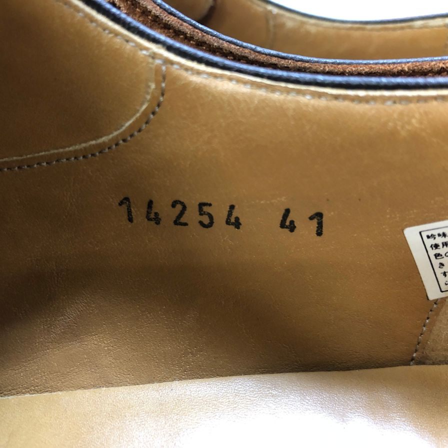 マグナーニ レザーシューズ クォーターブローグ スエード 14254 メンズ ブラウン サイズ41 MAGNANNI 約26.0cm【AFC2】