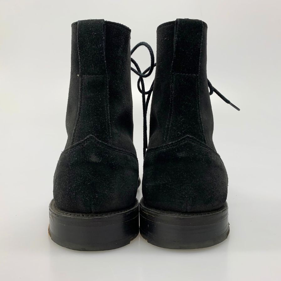トリッカーズ カントリーブーツ M7112 スエード ブラック メンズ サイズ7ハーフ Tricker's 約25.5cm【AFC41】
