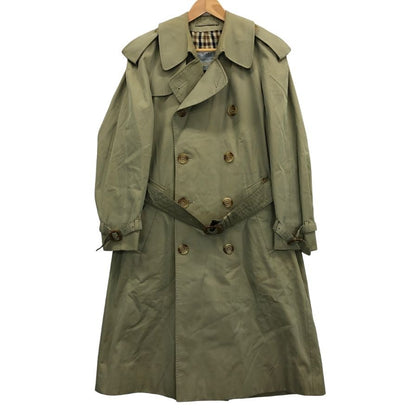 中古◆アクアスキュータム トレンチコート 70S アクア5 イングランド製 カーキ メンズ サイズ表記なし Aquascutum 【AFA11】