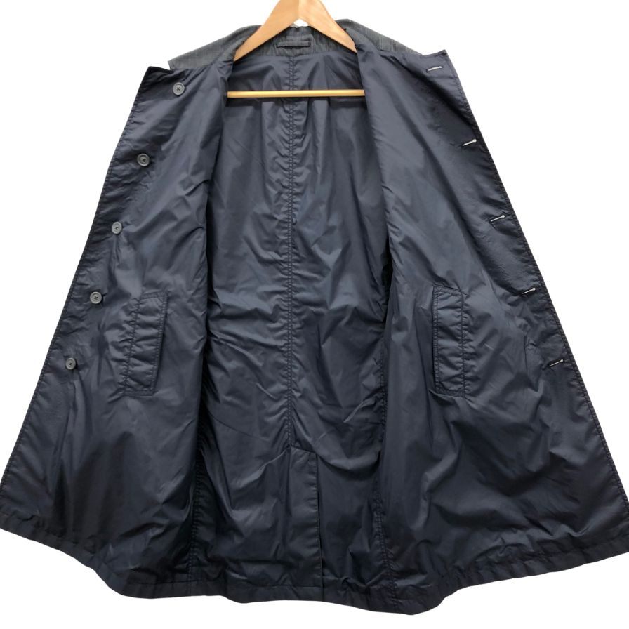 極美品◆ラルディーニ コート リバーシブル コットン ブラック サイズ44 メンズ LARDINI 【AFB28】