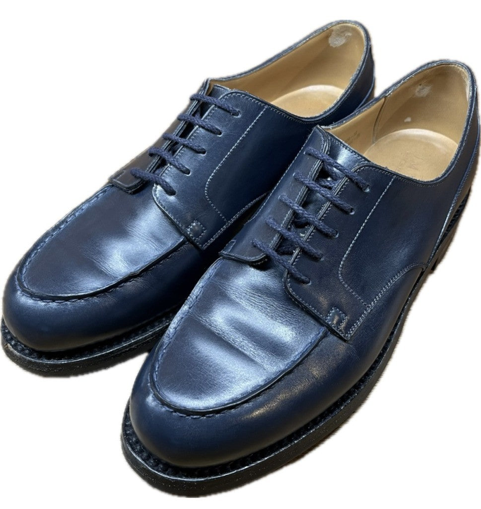 Good condition ◆ JM Weston leather shoes U tip 641 golf box calf men's size  7D navy JMWESTON [LA]