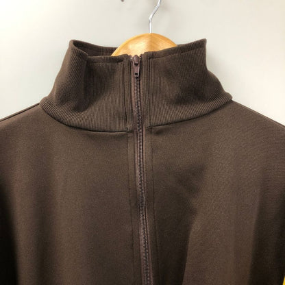 美品◆にしのや ドレス ハーフジップ トラック ジャケット メンズ サイズ L ブラウン系 NISHNOYA dress 【AFB48】