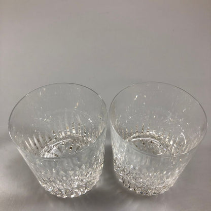 ウイスキー グラス 2客セット Cristallerie de montbronn France【AFI23】【中古】