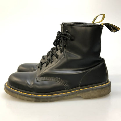 ドクターマーチン ブーツ 8ホール レースアップ レザー 1460 ブラック メンズ サイズUK9 Dr.Martens 約28.0cm【AFC4】