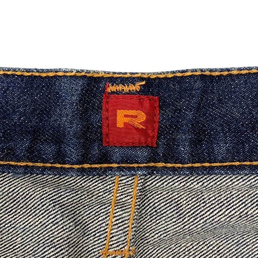 リゾルト ストレートデニムパンツ 710 ブルー W29L29 メンズ ボタンフライ 赤耳 RESOLUTE 【AFB30】