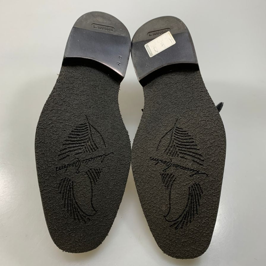 アーティスト―二 パンチングシューズ メンズ ブルー系 サイズ 7 a.testoni 約25.5cm【AFD9-2】