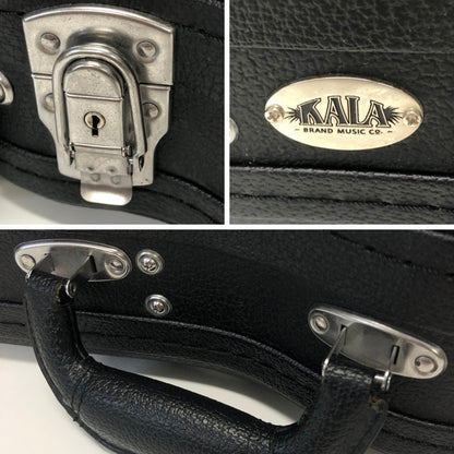カラ ウクレレ用ハードケース レザー ブラック KALA【AFE13】【中古】