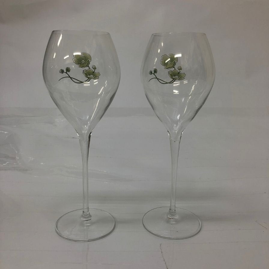 ペリエジュエ シャンパングラス 2客セット PERRIER JOUET【AFI28】【中古】