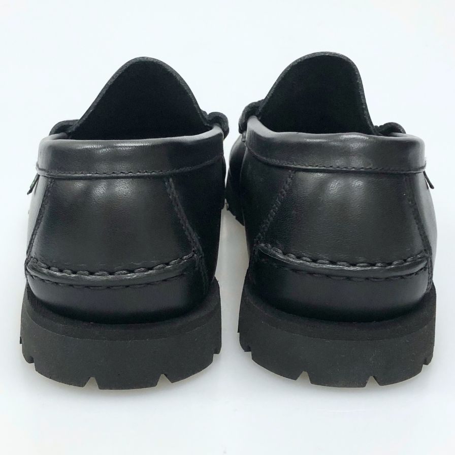 パラブーツ ローファー 0223 カーフ メンズ ブラック サイズ6ハーフ Paraboot ローファー 約25.0cm【LA】【中古】