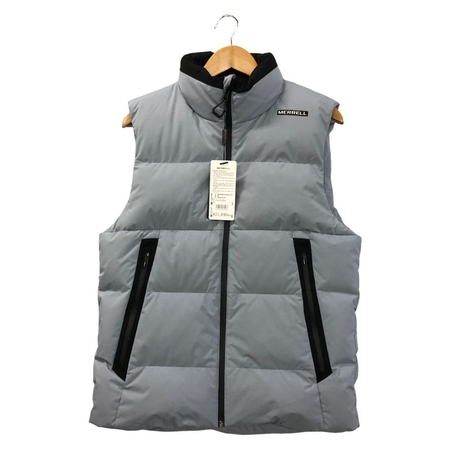 極美品◆メレル ダウンベスト  ジップ ブルー系 サイズ95 MERRELL 【AFB48】
