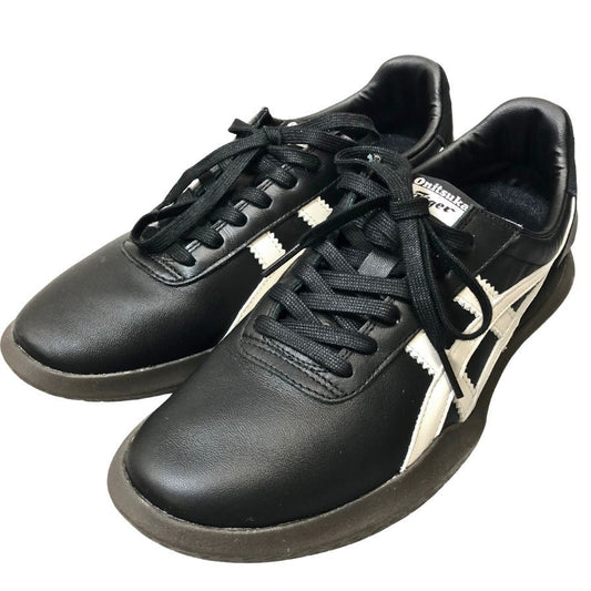 オニツカ タイガー ローカットスニーカー オーボリ レザー ガムソール A50 ブラック メンズ サイズ 26cm Onitsuka Tiger OHBORI 約26.0cm【AFD5】