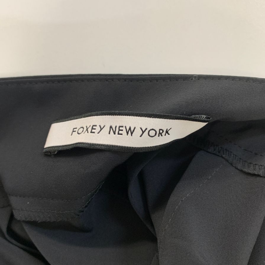 フォクシーニューヨーク 31505 キュロット ショート丈 レディース ブラック サイズ38 FOXEY NEW YORK 【AFB13】