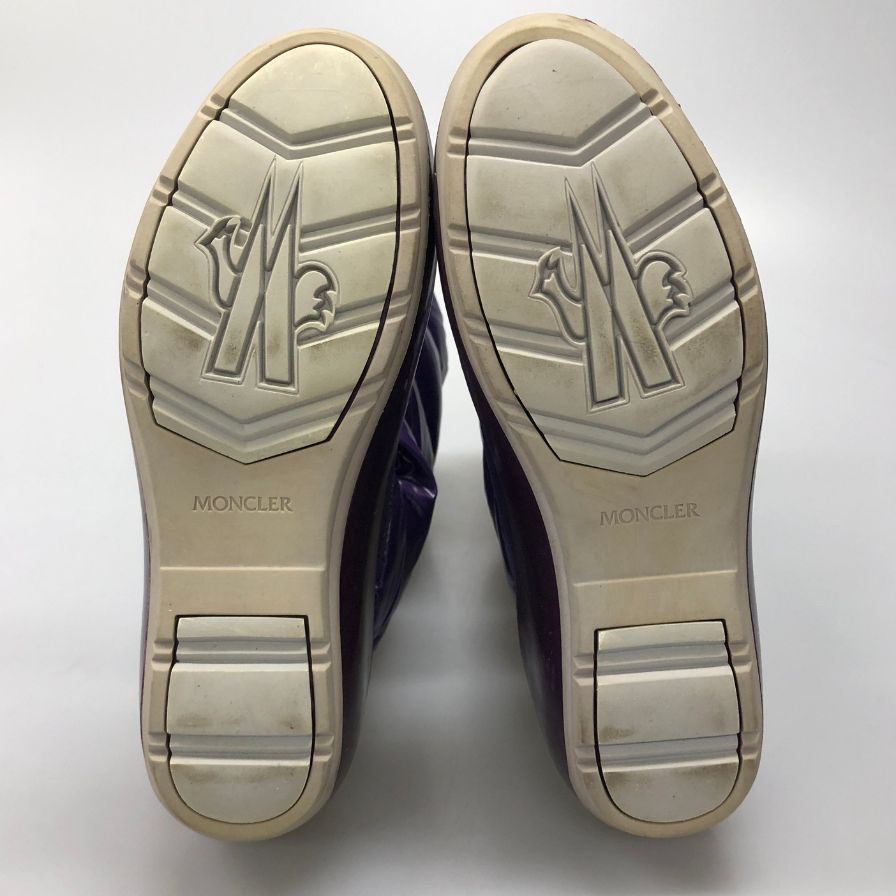 モンクレール ダウンブーツ レディース  サイズ41 パープル  MONCLER 約26.0cm【AFC47】